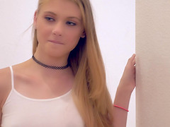 Sexy Hannah Hays gets talked into banging with a horny neighbor