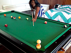 Ebony chick Ashanti Miller sucks and rides a dick like no one else