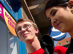 Slutty girl will do everything for money paid by stranger