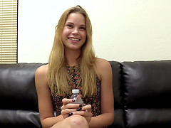 His hard pecker was enough to satisfy blonde hottie Candace
