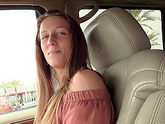 Elena sucks and fucks a hard cock with a but plug up her ass