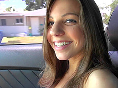 Gorgeous blonde babe Hannah Reese fucked hard and gets cum on face