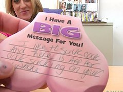 Busty Boston Blonde MILF with Big Fake Boobs Fucked in POV