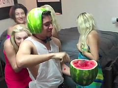 Kylie Sinner fucks multiple guys at a college group sex party