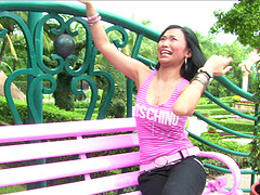 Sweet chick Ae Marikarn has to moan while a friend licks her cunt
