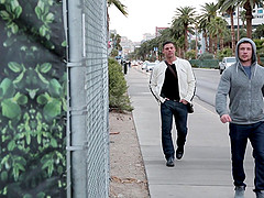 Markie More gives a blowjob and a rimjob before gay sex in many poses