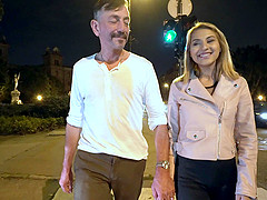 Older guy shows Sara Cute how hardcore pounding looks like
