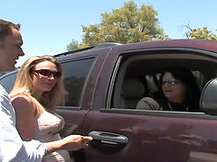 Harmony Rose is such a sexpot, and she wants to take on two guys at once