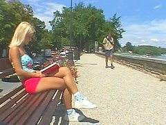 Amazing Blonde Chick Likes Her Rough Sex in the Wild
