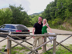 Lola Taylor stopped the car in the middle of nowhere so they can fuck