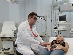 Lilli Vanilli fucked by her doctors big cock