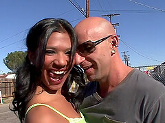 Adorable Latina amateur fucked hard by a big dick