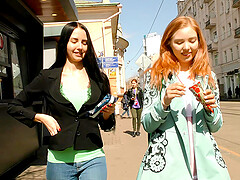 Veronica Snezna and her horny lesbian friend want to reach memorable orgasm