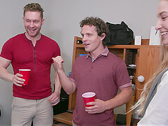 Hot Body Teens Team Up To Fuck And Suck Cock