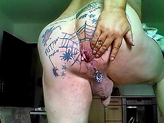 Reginald from New York destroys my tattooed and pierced ass!