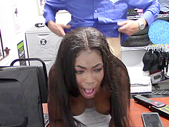 There is nothing better for ebony Tori Montana than a sex on the table