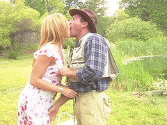 Dreams come true for hot Lauren Phoenix after hard outside fuck