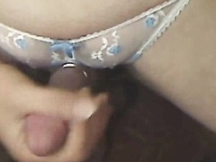 Jerking Off With Some Special Panties On