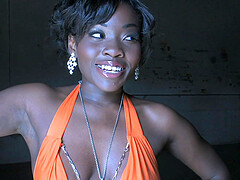 Balls deep pussy poking with small tits ebont Osa Lovely. HD