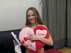 POV video of attractive girlfriend Kaisa Nord giving head and pussy