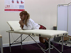 Tiffany Ella went to the doctor's but got fucked in a threesome
