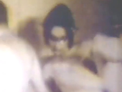 Horny Retro Babes Suck Cock and Get Their Hairy Pussies Fucked