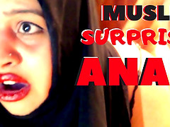 Big ass hijab woman punished with anal