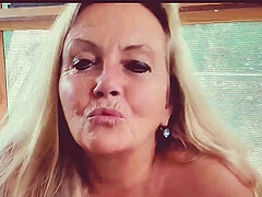 Dirty talk of slutty granny