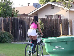 Amazing fucking between a lucky stranger and sexy Ava Alvarez