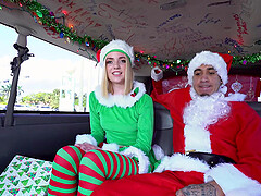 Kinky blondie Maddie Winters enjoys having nice sex in the van