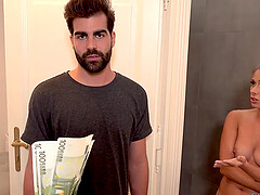 Guy is happy to help friend get rid of blue balls with the help of GF