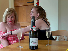 Lesbians fulfiling their deepest desire to get laid by another super hot mature lady